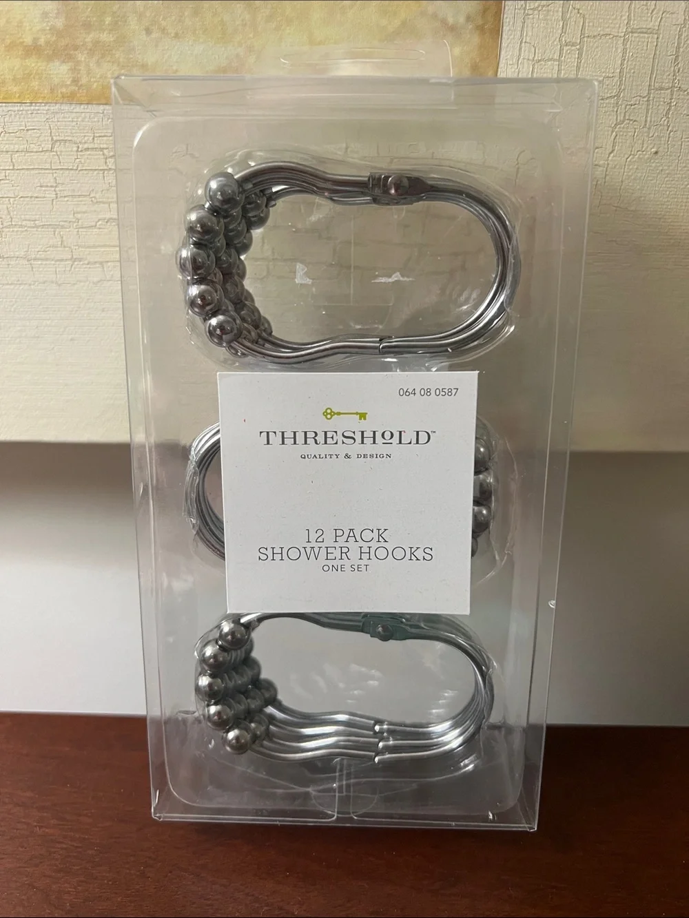 Threshold 12 Pack Shower Hooks